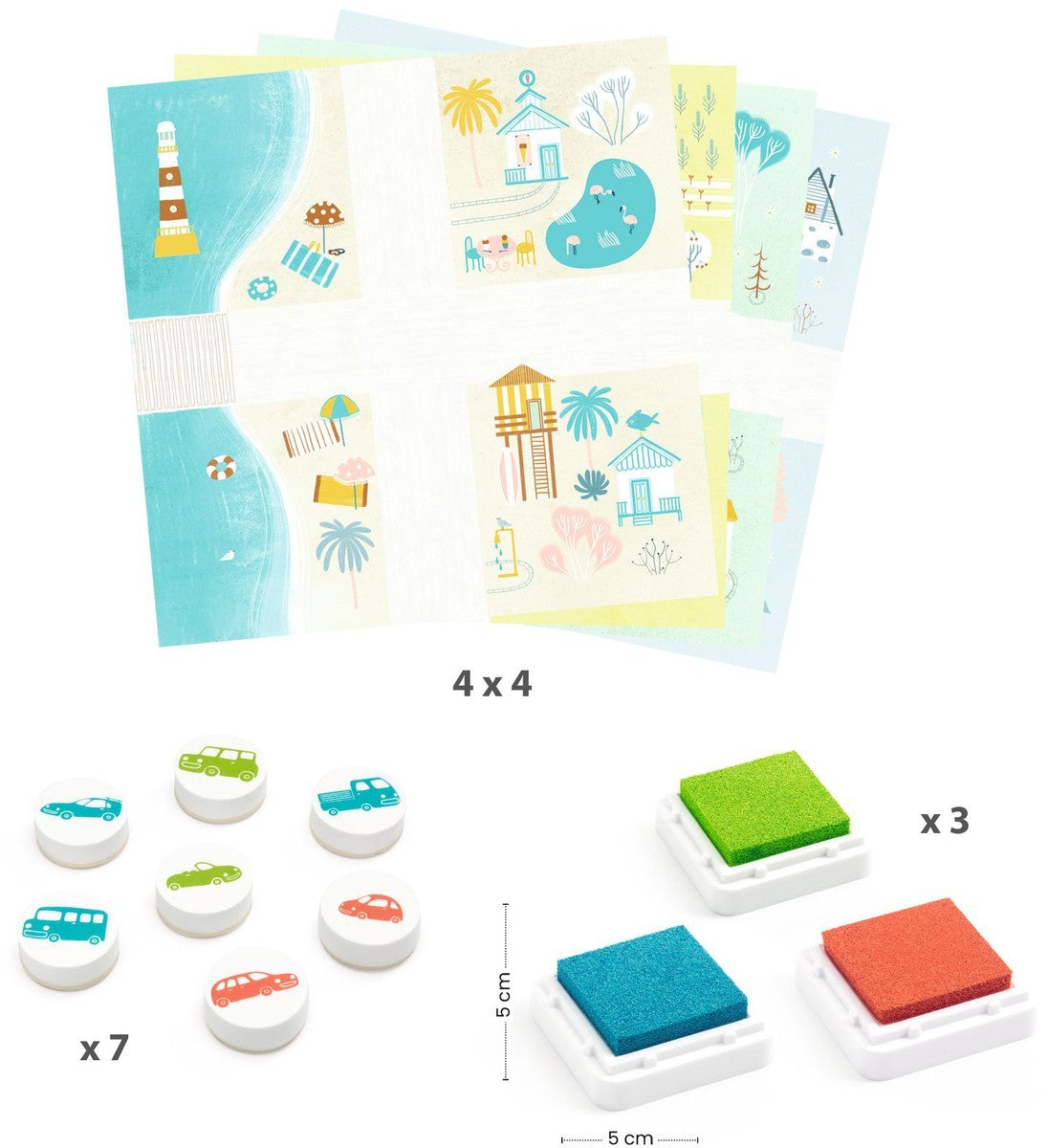 Tráfico - Sellos para niños