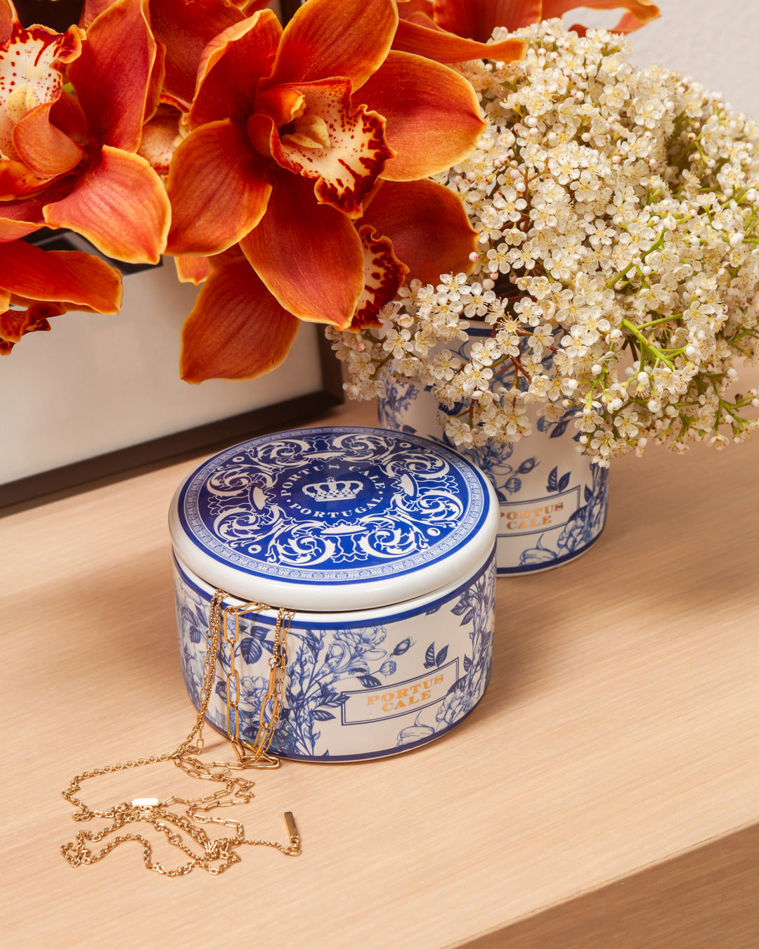 Soap in Jewel Box - Portus Cale Gold&Blue