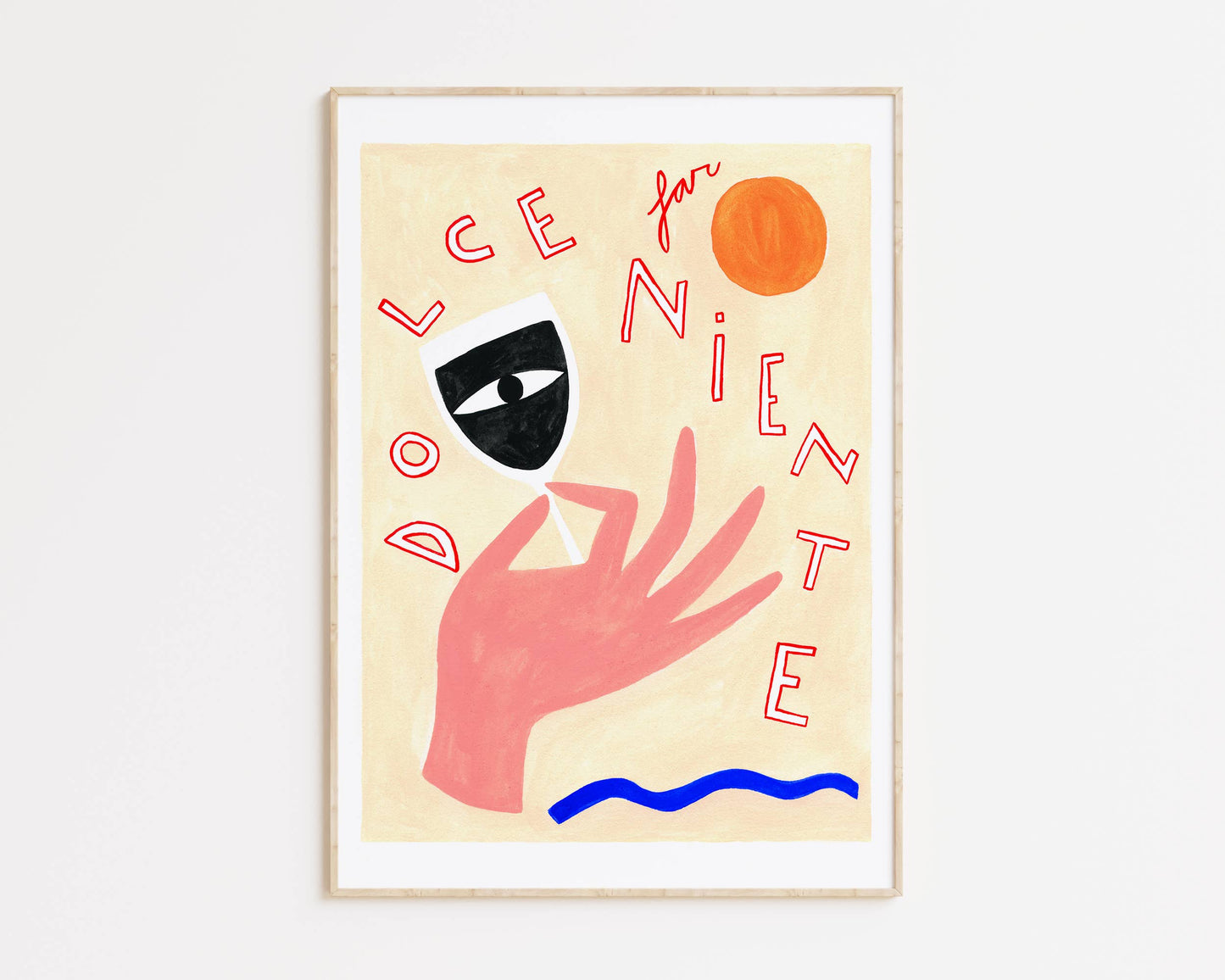 "Dolce far niente" -Art Print - Poster