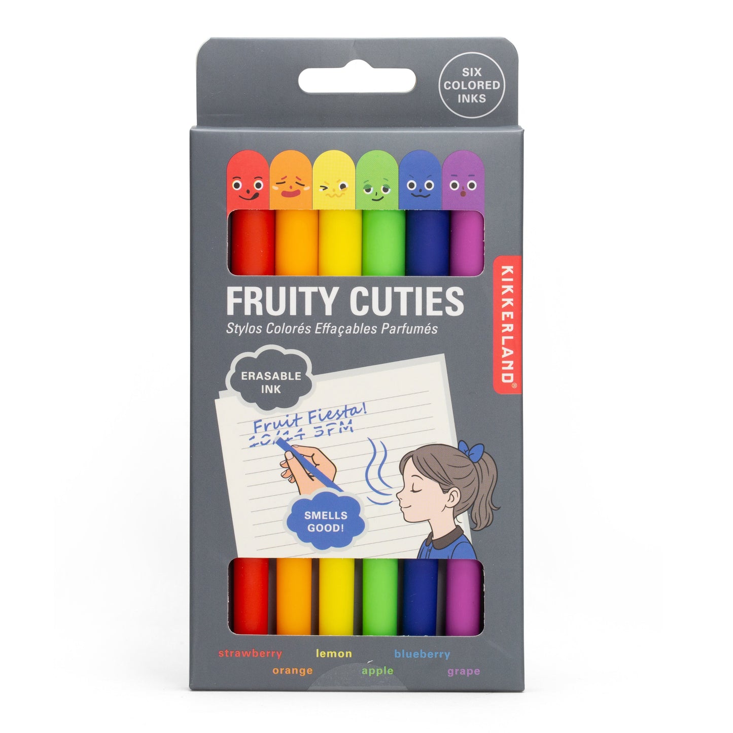 Fruitie Cuties - Bolígrafos Borrables y Perfumados