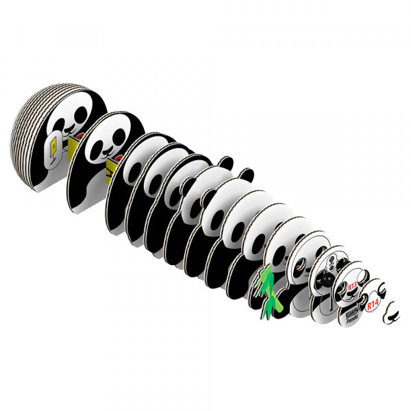 Panda - Eco-Friendly 3D Paper Puzzle - Eugy 013