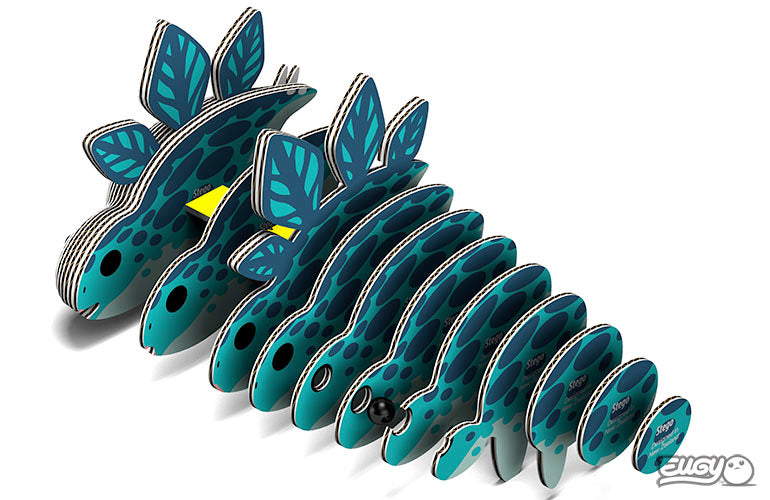 Stego - Eco-Friendly 3D Paper Puzzle - Eugy 007