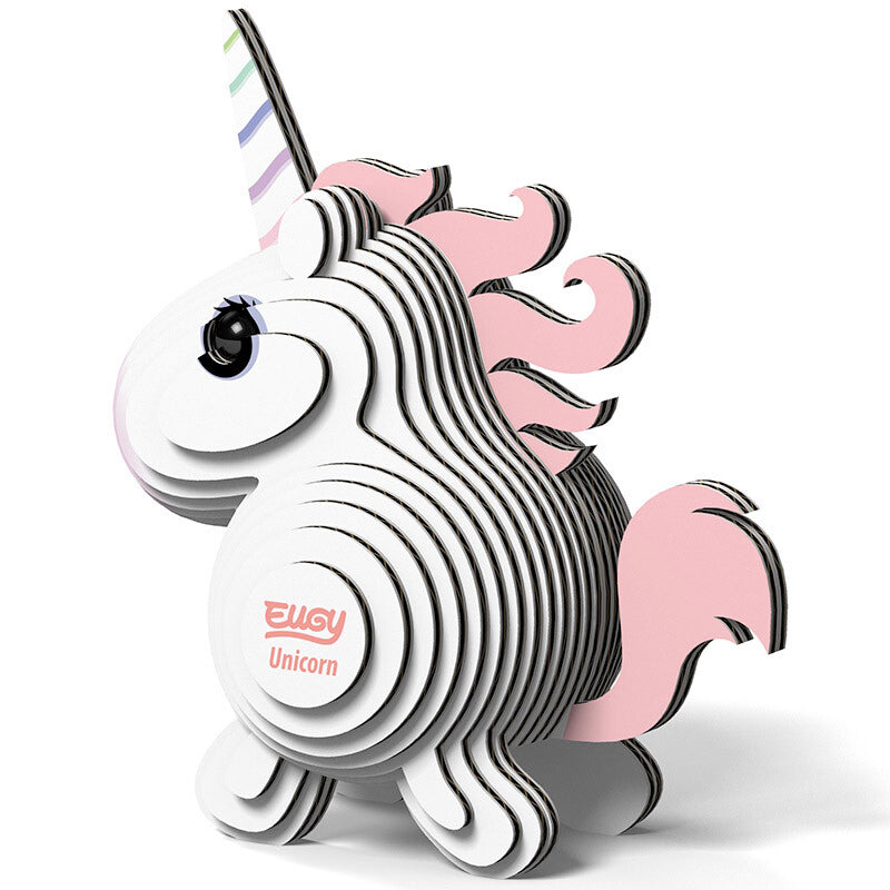 Unicorn - Eco-Friendly 3D Paper Puzzle - Eugy 014