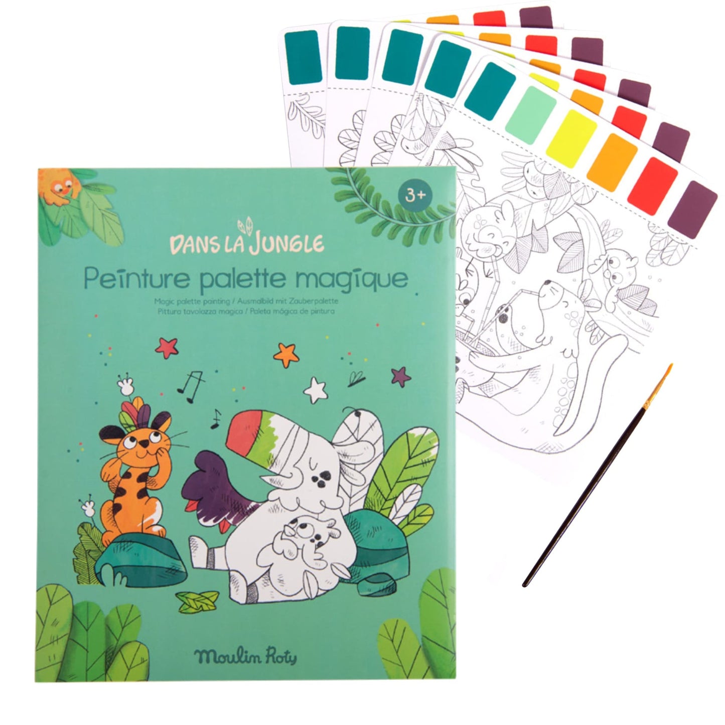 Magic Palette Painting -Dans la jungle