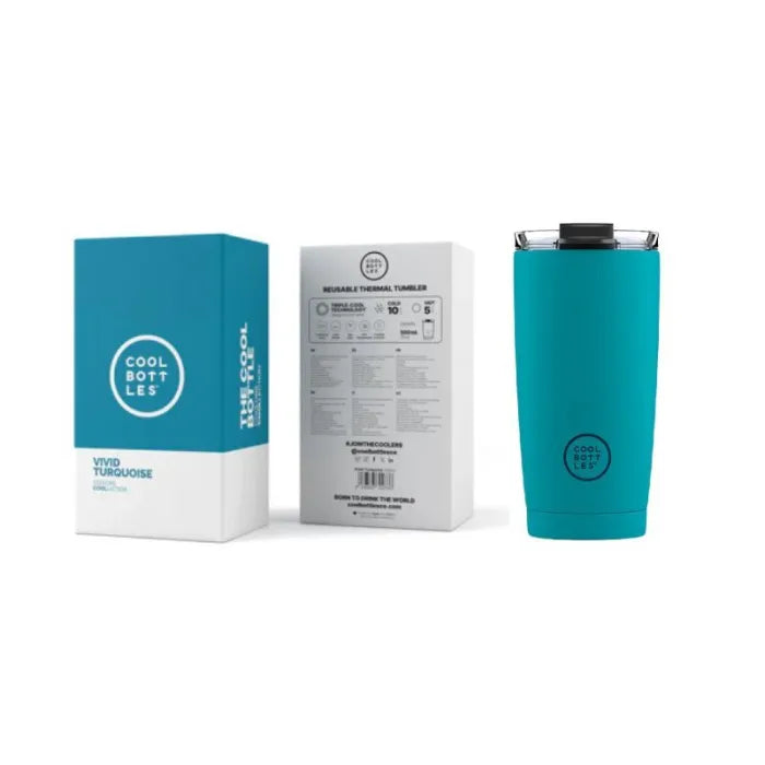 Vivid Turquoise Insulated Stainless Steel Tumbler - 550ml