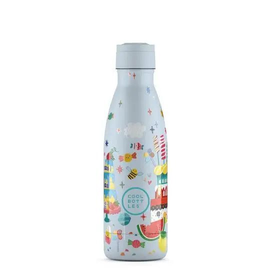 Candy World - Botella isotérmica de acero inoxidable - 350 ml