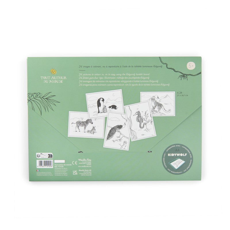 Autour du Monde Refill Pack for KIDYDRAW MOULIN ROTY - Kidywolf