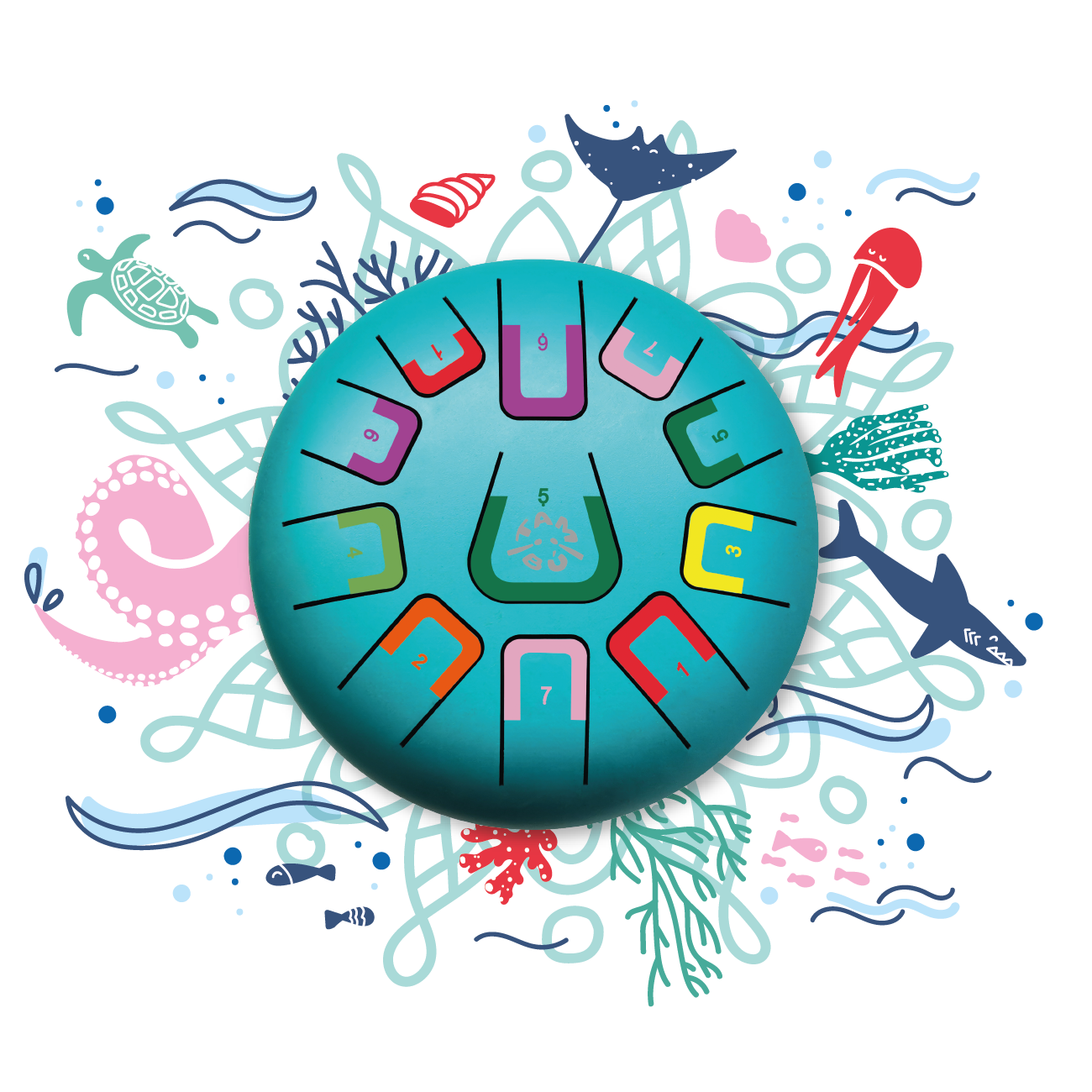 Under The Sea Tambú - Tongue drum