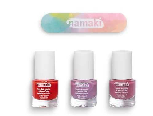 3 Set - Kids Water-based Nail Polish - Eternal Roses