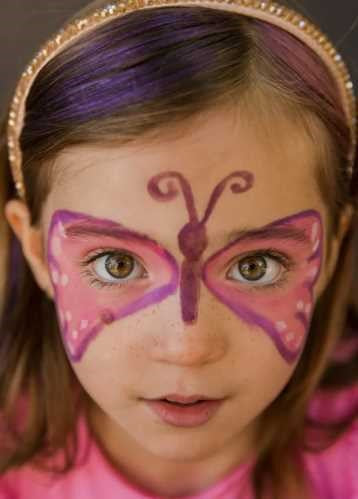 4 Colors - Butterfly Face Paint Kit - Namaki