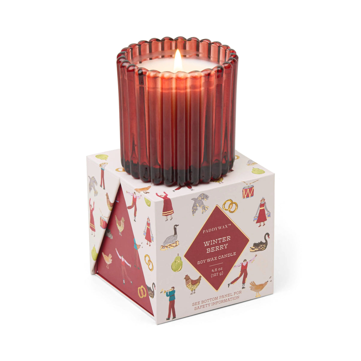 Winter Berry Glass Scented Candle - 12 Days Of Christmas