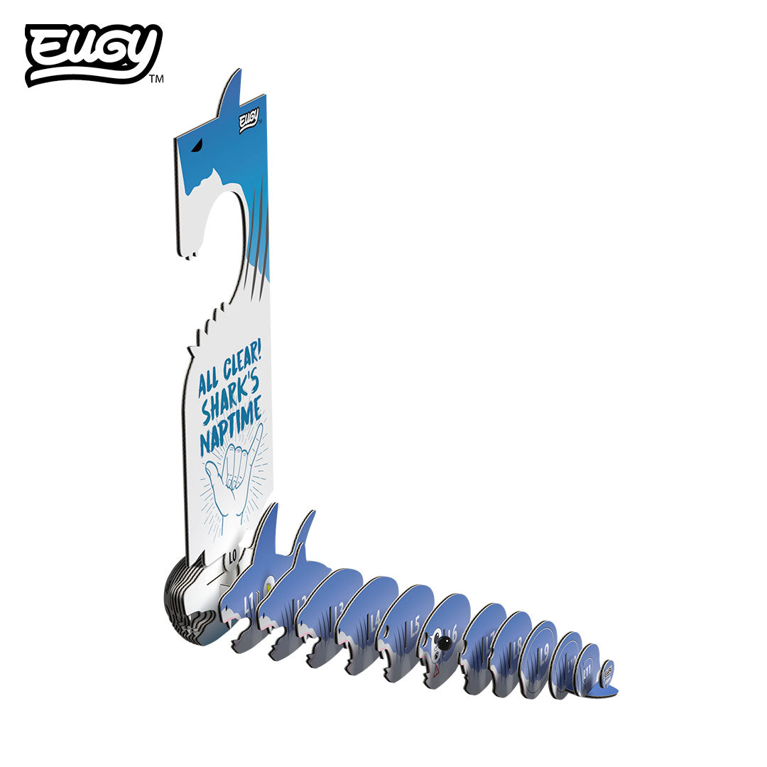 Shark Door Hanger - Eco-Friendly 3D Paper Puzzle - Eugy D019