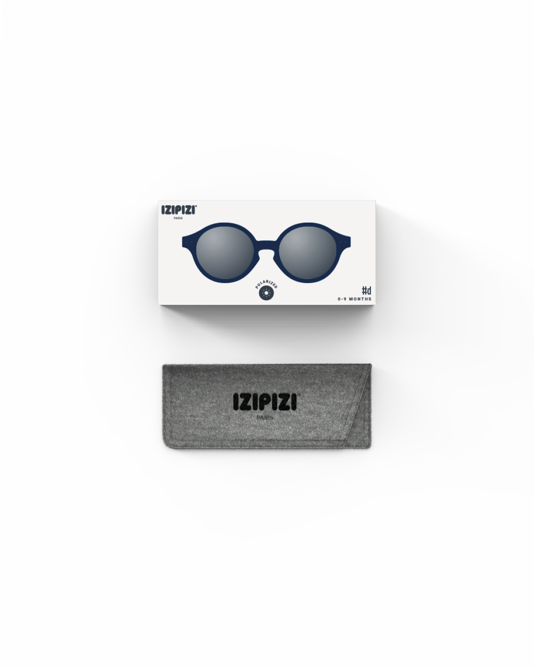Izipizi Baby Sunglasses #D (0-9 months) - Denim Blue