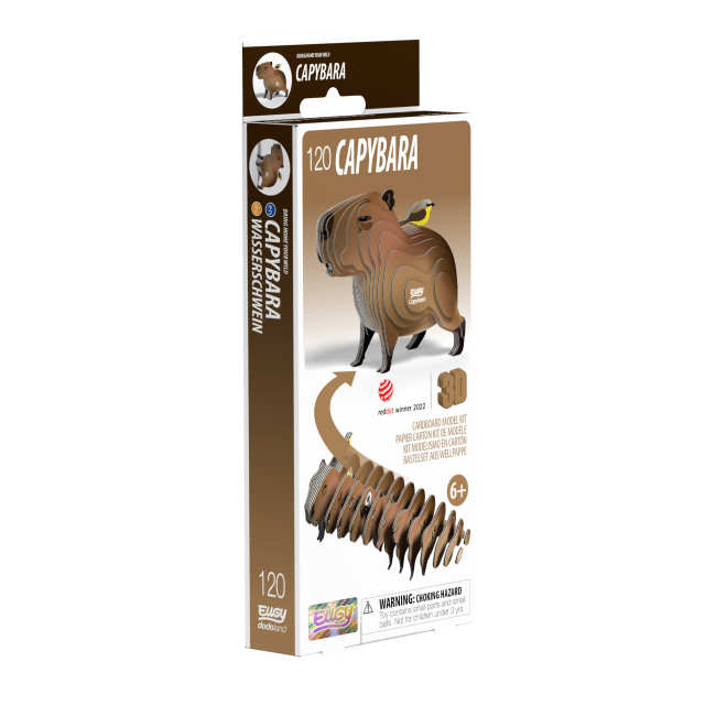 Capibara - Puzzle Sostenible en 3D - Eugy 120