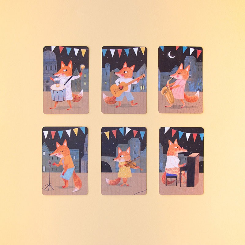 Animal Big Band - Famililes Card Game