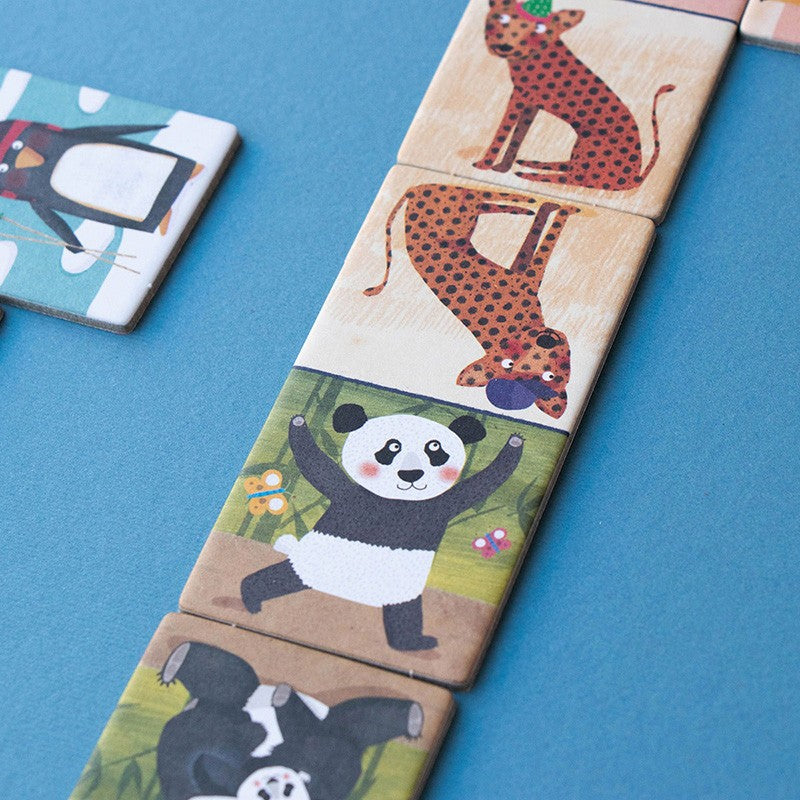 Penguins and friends domino