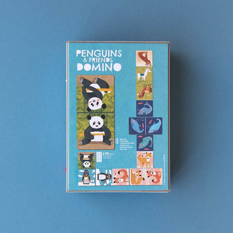 Penguins and friends domino