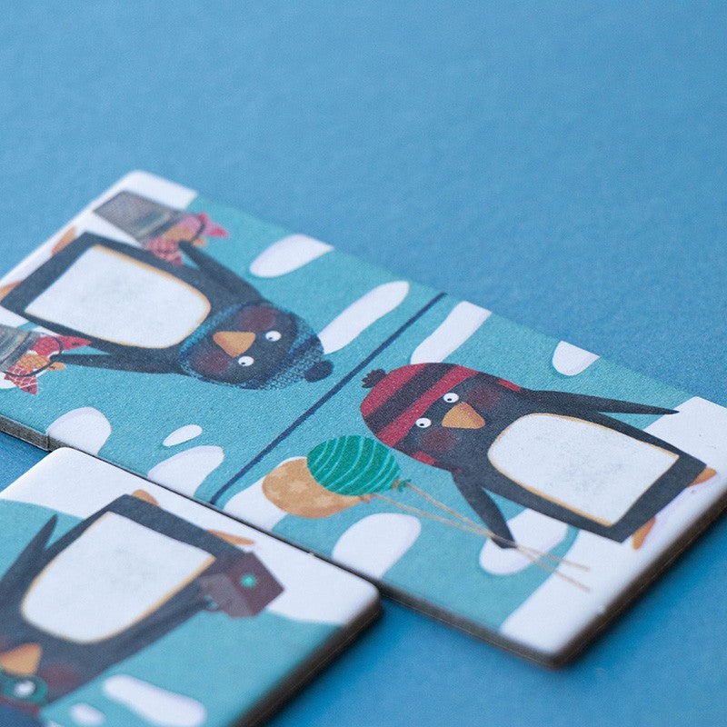 Penguins and friends domino