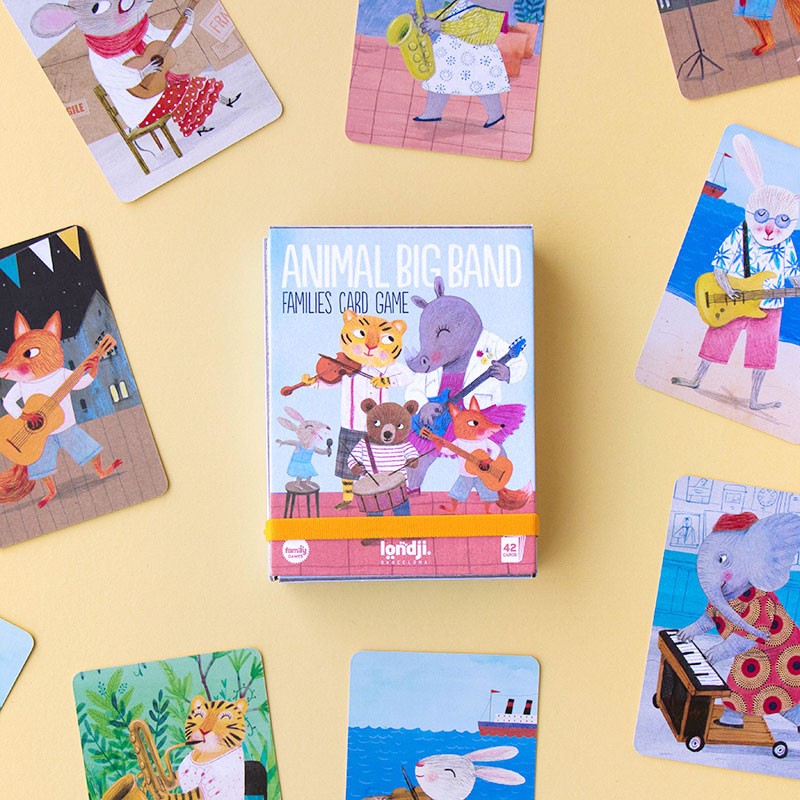 Animal Big Band - Famililes Card Game