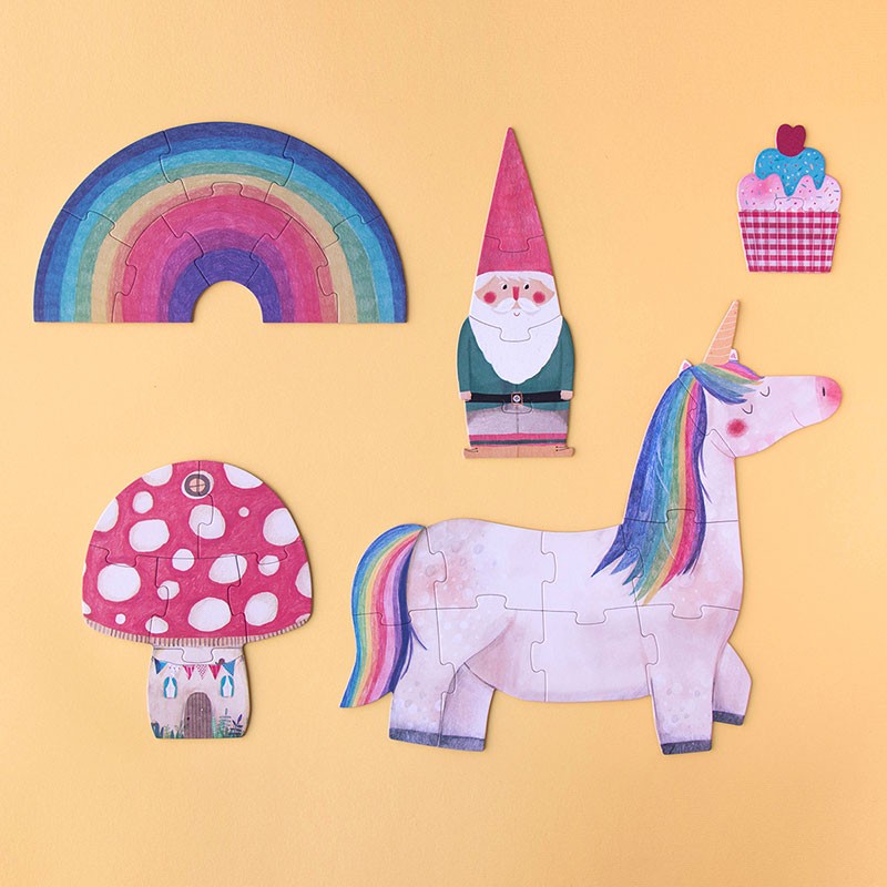Happy Birthday unicorn puzzle