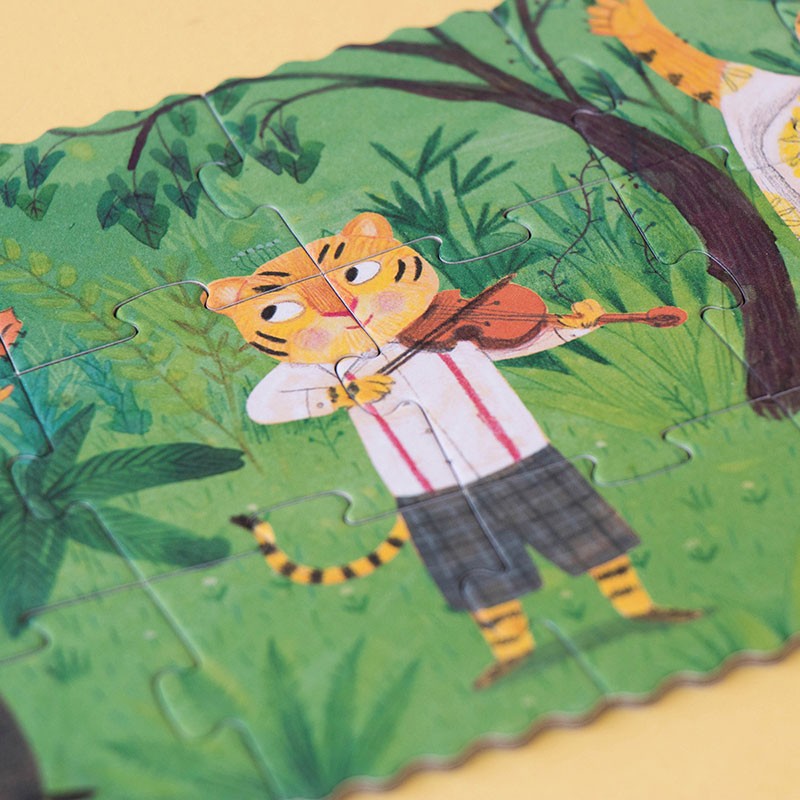Wild music pocket puzzle