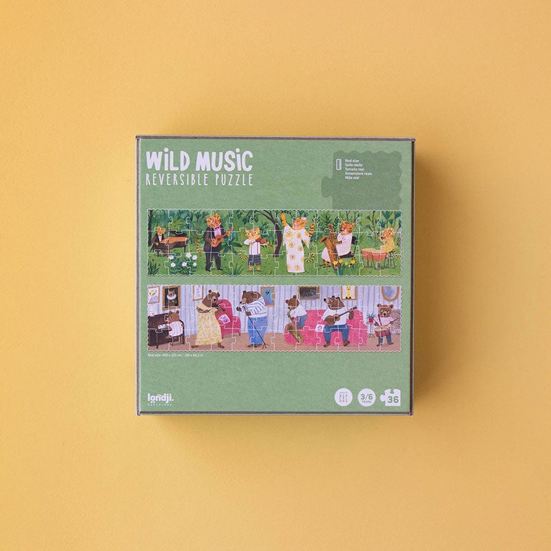 Wild music pocket puzzle