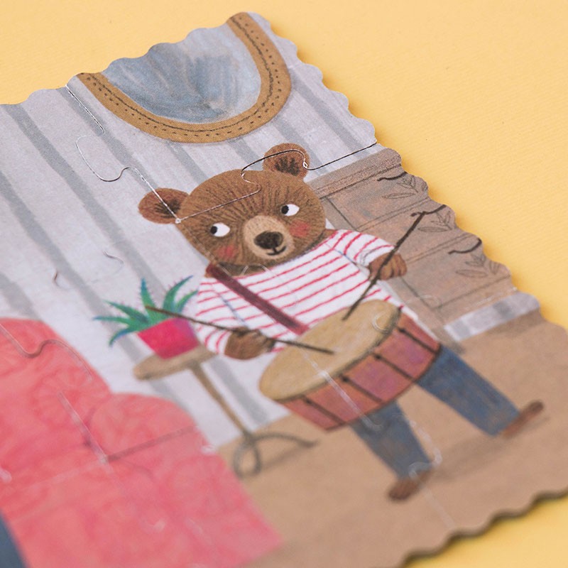 Wild music pocket puzzle