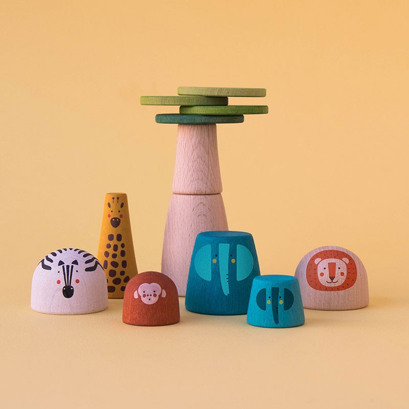 Wooden world savanna