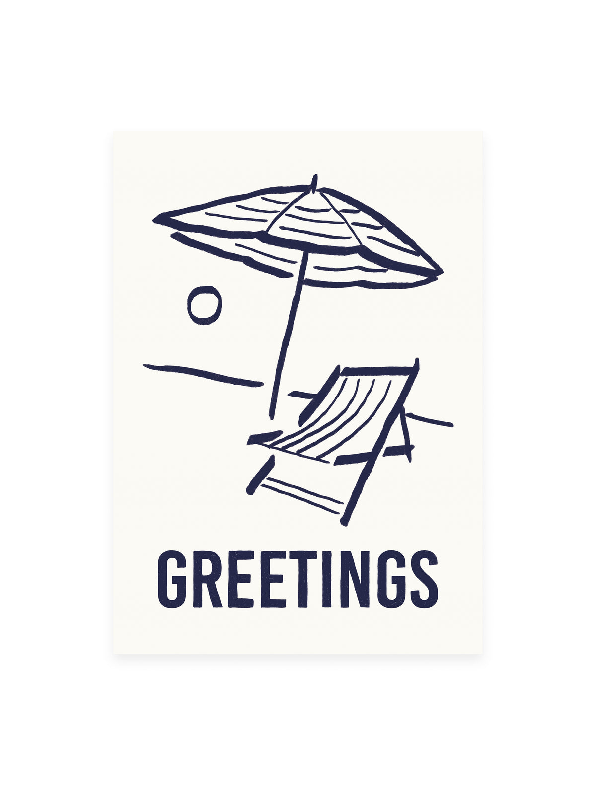 Holiday Greetings A6 Postcard