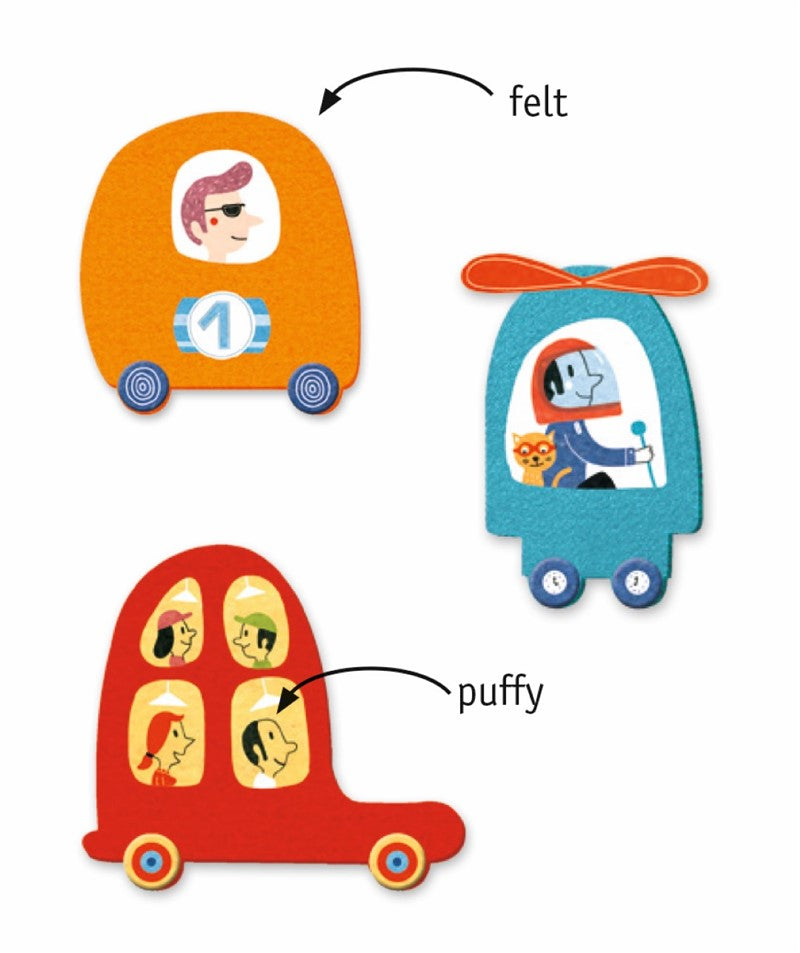 Crea con pegatinas - Coches