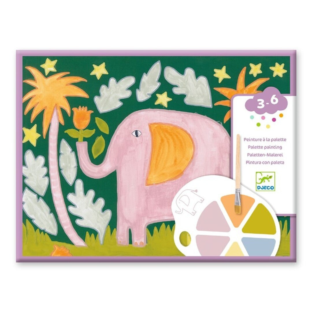 Paintings With Colour Palette - Wild Animals