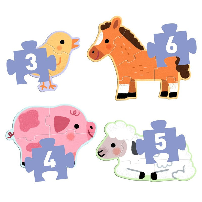 En la Granja Primo Puzzle Djeco