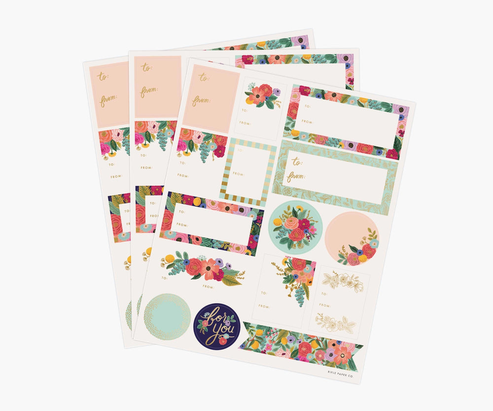 3 Paquetes de pegatinas y etiquetas - Jardín