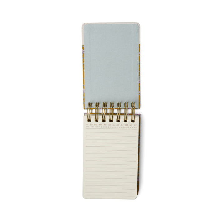 Gold Vintage Floral Wire Notepad (Medium) - Designworks