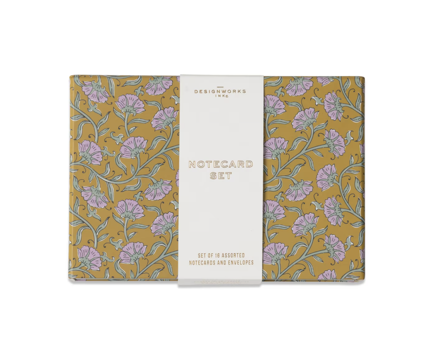 Vintage Floral Notecards ‐ Set of 16
