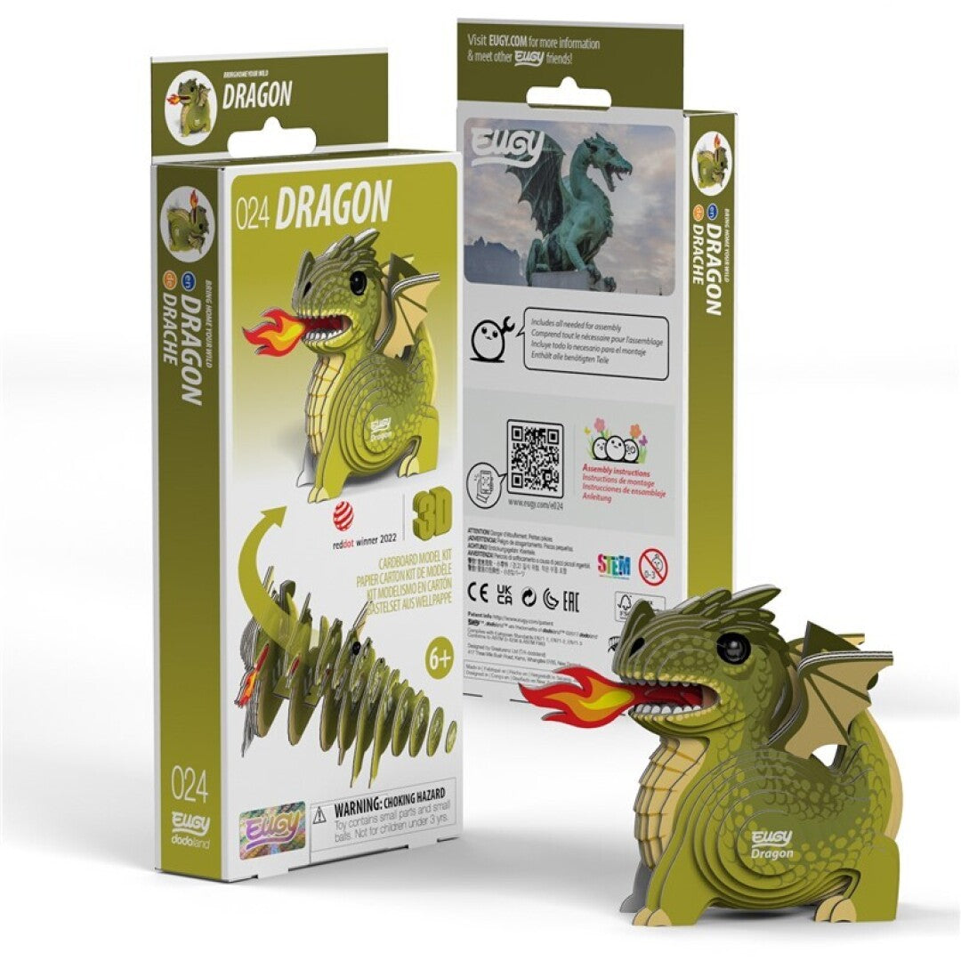 Dragon Eco-Friendly 3D Paper Puzzle - Eugy 024