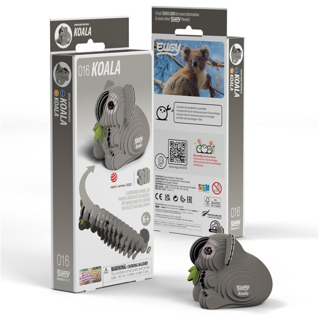 Koala - Rompecabezas de papel 3D ecológico - Eugy 016