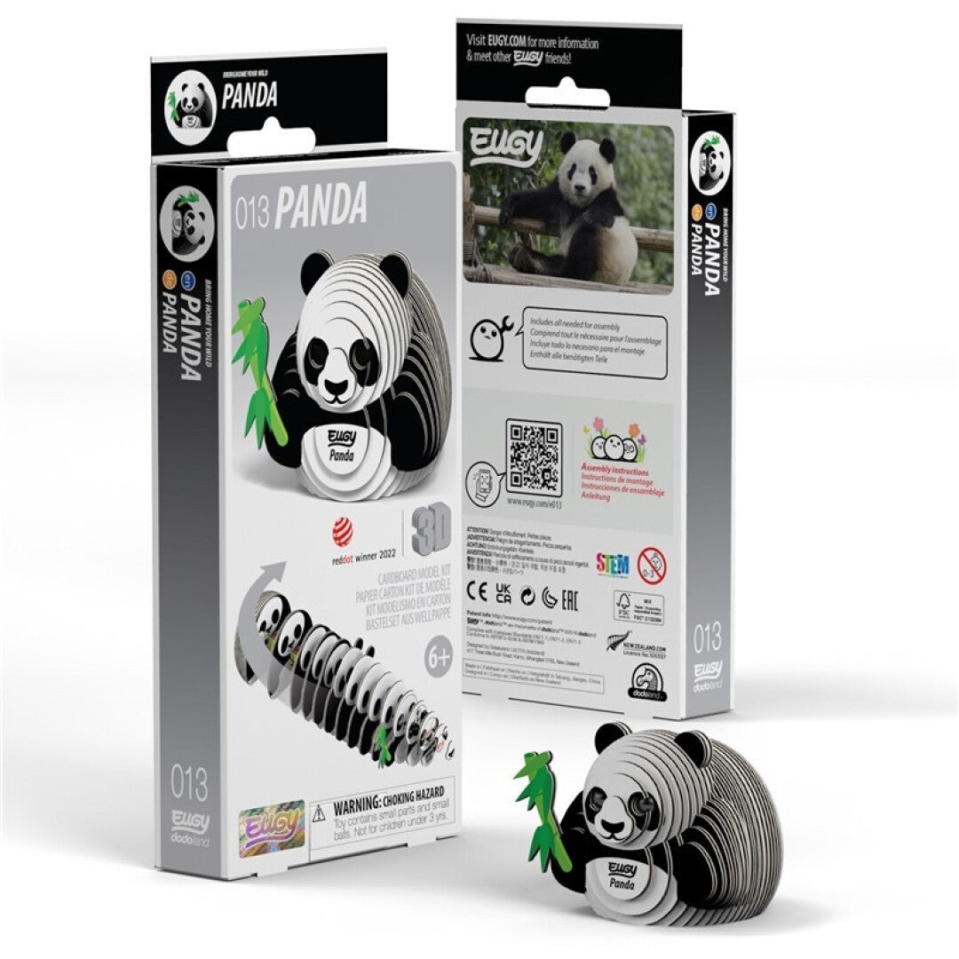 Panda - Eco-Friendly 3D Paper Puzzle - Eugy 013