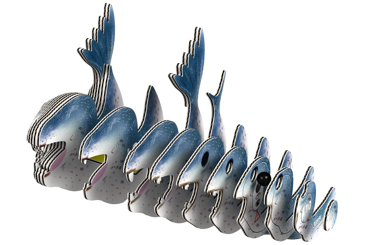 Leopard Seal - Eco-Friendly 3D Paper Puzzle - Eugy 074