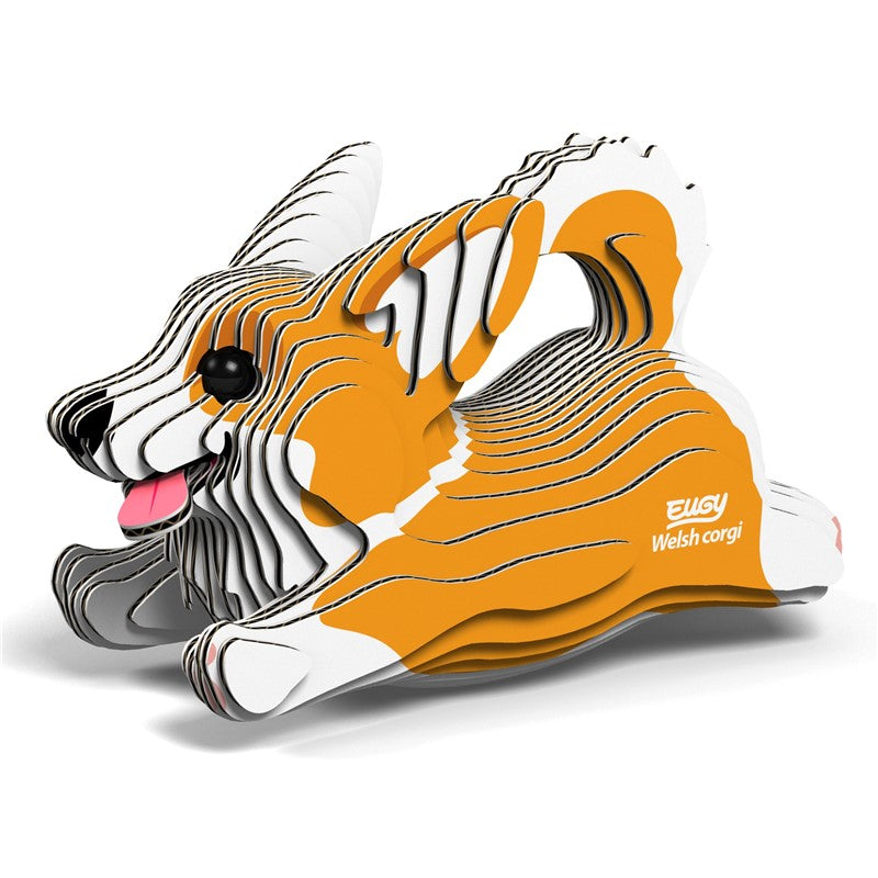 Welsh Corgi - Rompecabezas de papel 3D ecológico - Eugy 080