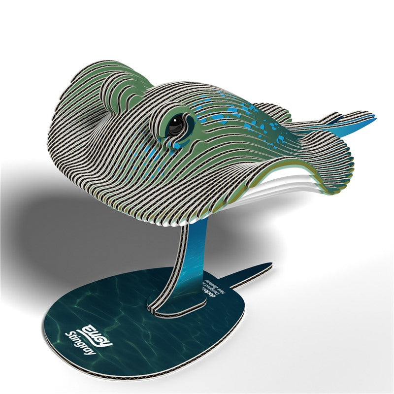 Stingray - Eco-Friendly 3D Paper Puzzle - Eugy 102