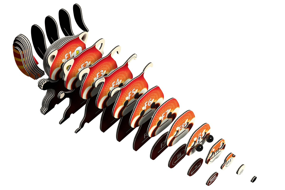 Red Panda Eco-Friendly 3D Paper Puzzle - Eugy 126