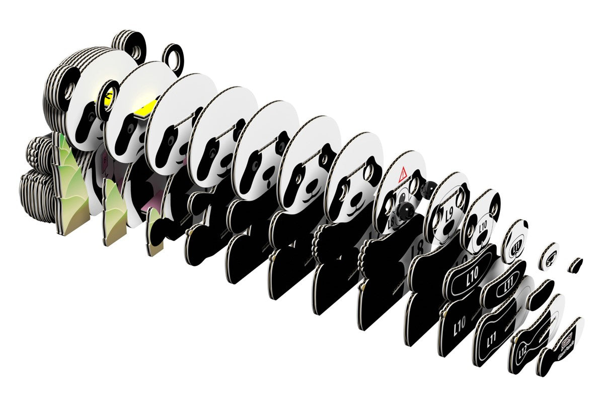 Panda Gigante - Puzle 3D de Papel Ecológico - Eugy 142