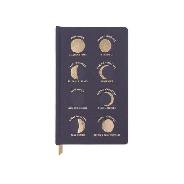 Cuaderno de tela con fases lunares - Designworks