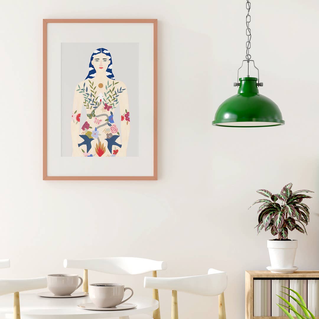 Flowers Inside Me Art Print