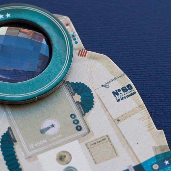 Astronaut Cardboard Bee Eye
