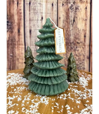 Cypress & Fir Tall Tree Totem Candle