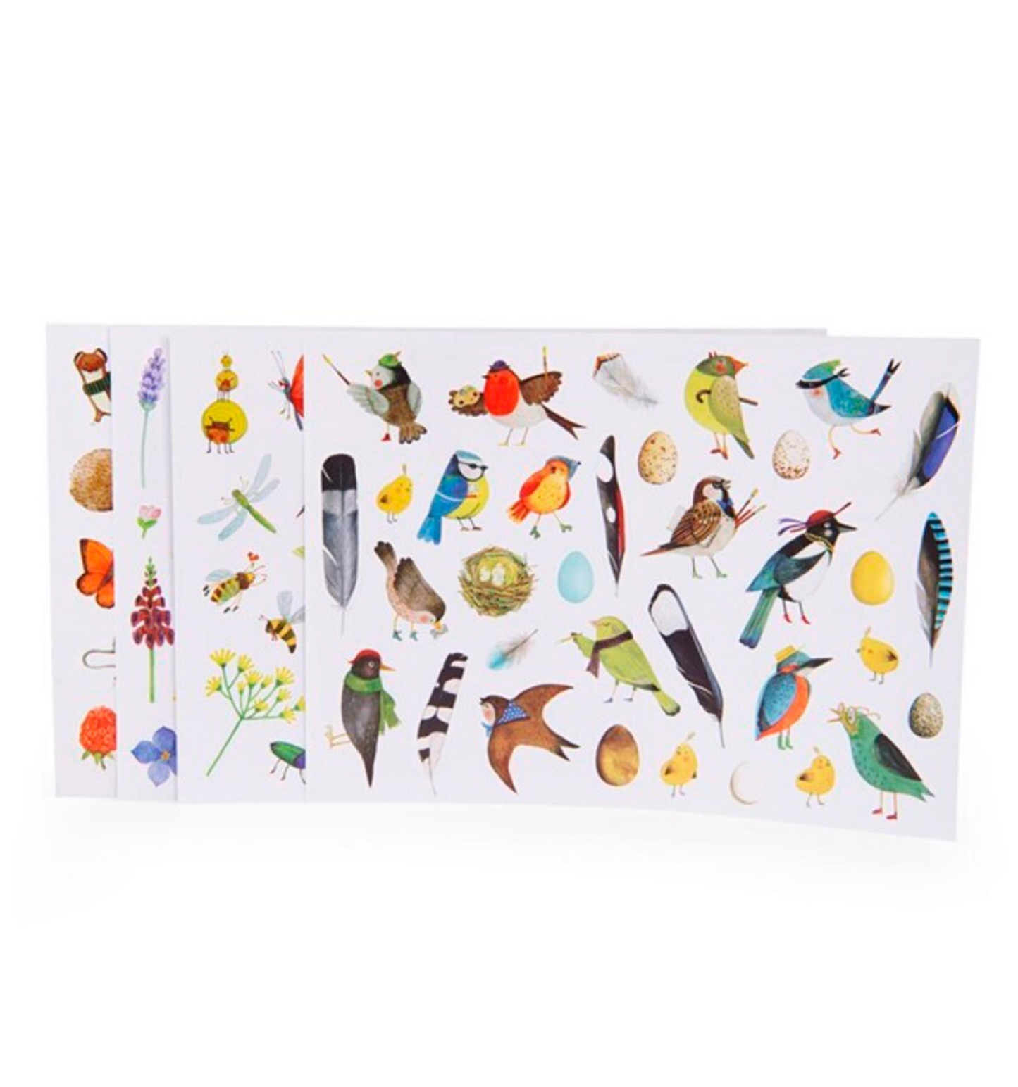 Set de pegatinas reutilizables - Botánica