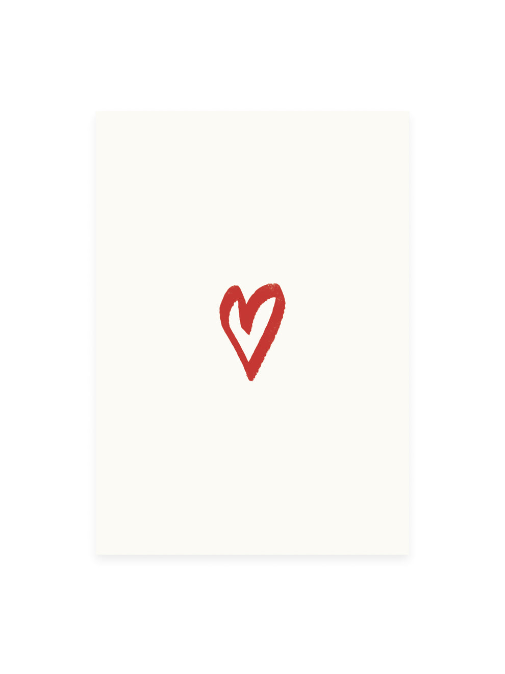Heart A6 Postcard