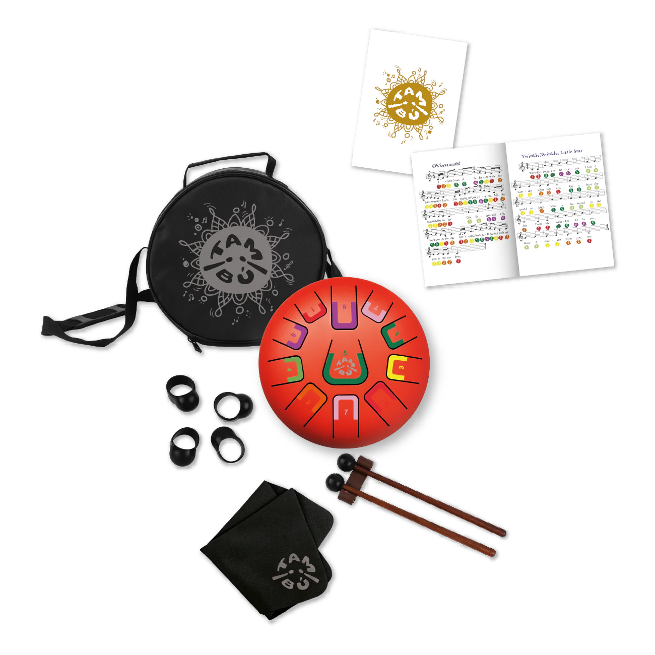 Scarlet Sunset Tambú - Tongue drum